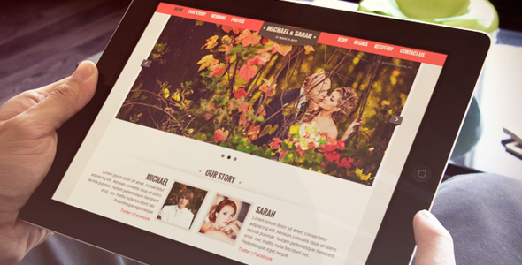 Kalyan One Page Responsive Wedding Template