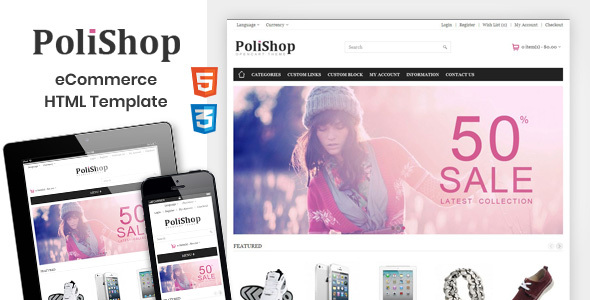 Polishop - Responsive eCommerce Html Template
