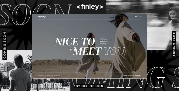 Finley - Coming Soon and Portfolio Template