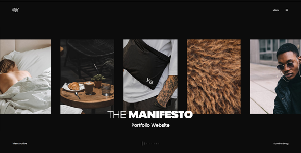 Manifesto - Creative Portfolio HTML Template