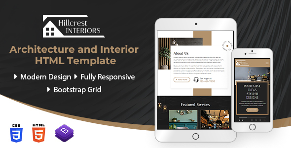 Hillcrest | Interior Design HTML Template