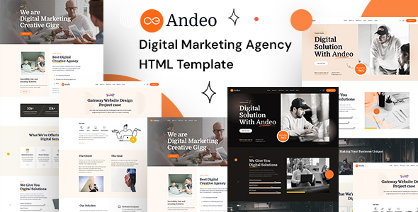 Andeo - Digital Marketing Agency HTML Template