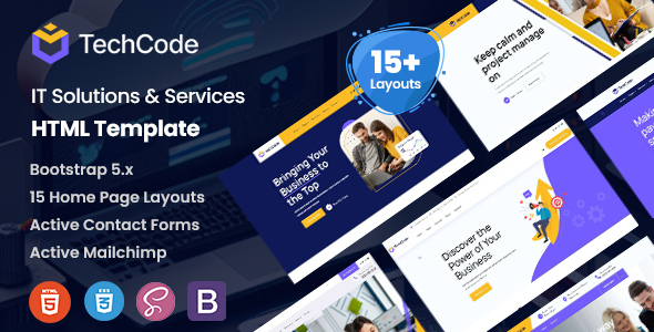 Techcode - Technology HTML Template