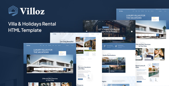 Villoz - Villa & Holidays Rental HTML Template