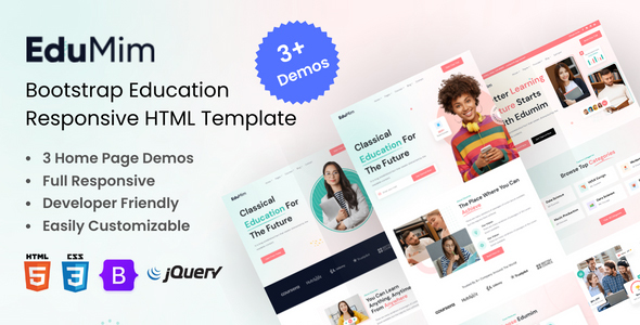 Edumim - Education & Online Course HTML Template