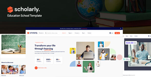 Scholarly - Course Html Template