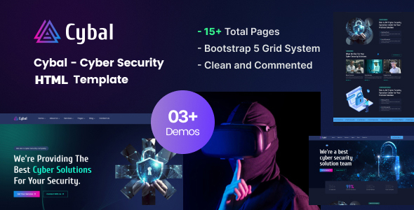 Cybal - Cyber Security HTML Template