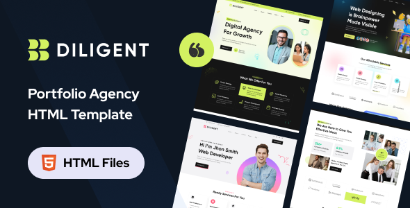 Diligent - Creative Agency & Portfolio HTML Template