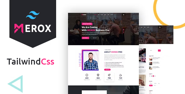 Merox - Corporate Tailwind CSS Template