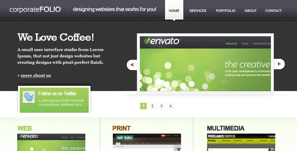 corporate Folio HTML Template