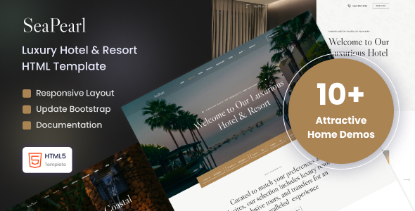 SeaPearl - Luxury Hotel & Resort Template