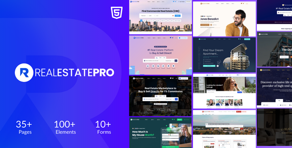 RealEstatePro | All-in-One Agent, Agency & Property Listing HTML Website Template