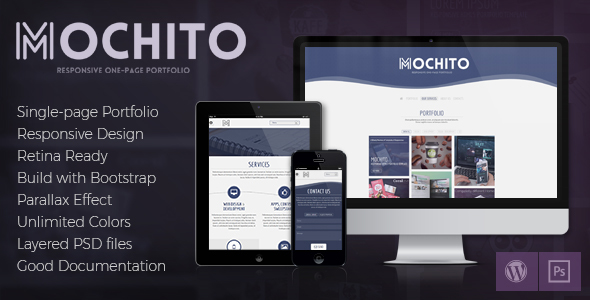 Mochito - Responsive Onepage Portfolio Template