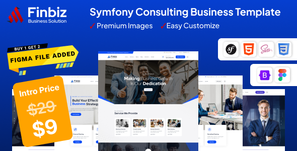 Finbiz - Symfony - Consulting Business Template