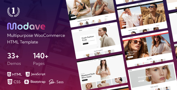 Modave - Multipurpose eCommerce HTML Template