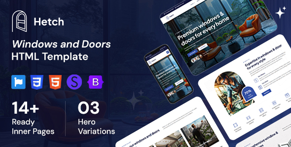 Hetch - Windows and Doors HTML Template