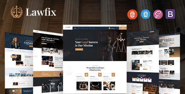 Lawfix - Attorney Lawyer HTML Template