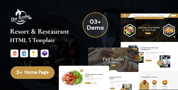 HotRestho – Restaurant And Food HTML5 Template