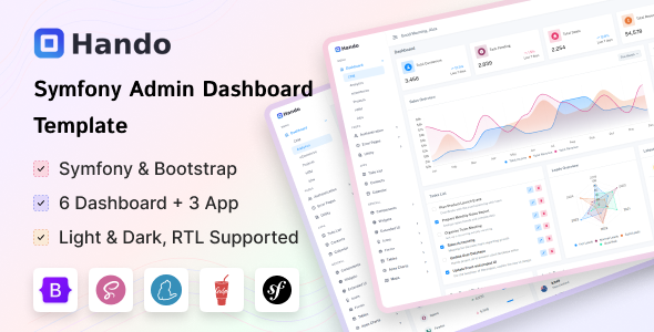 Hando - Symfony Admin & Dashboard Template