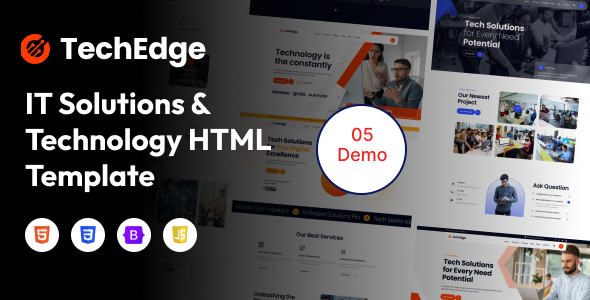 TechEdge - IT Solutions & Technology HTML Template