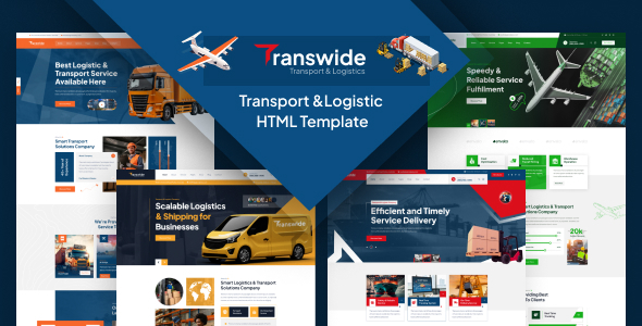 Transwide – Transport & Logistics HTML Template