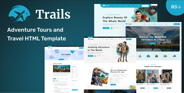 Trails – Travel & Tour Booking HTML Template You sent