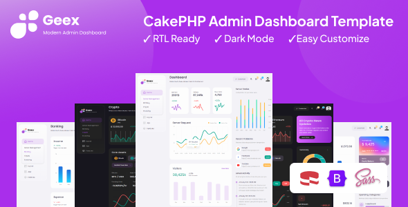 Geex - Admin & Dashboard CakePHP Template
