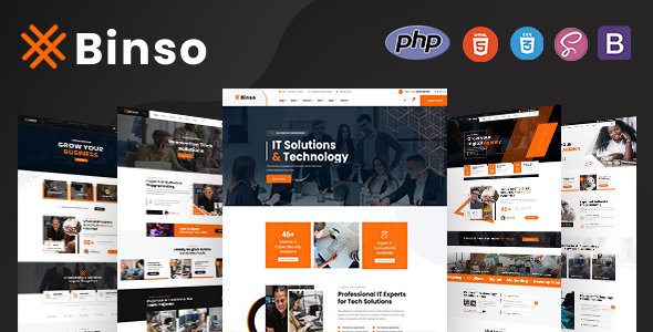 Binso - Digital Agency PHP Template