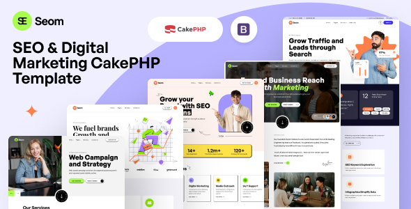 Seom - SEO & digital marketing CakePHP Template