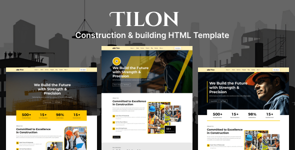 Tilon - Construction & Building HTML Template