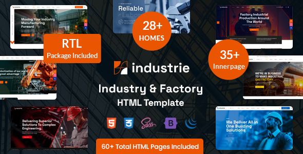 Industrie - Factory & Industry HTML Template
