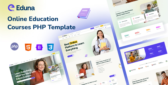 Eduna - Online Education Courses PHP Template