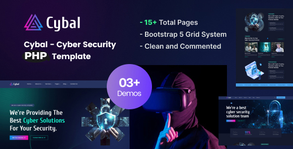 Cybal - Cyber Security PHP Template