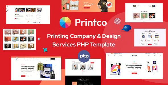 Printco - Printing Company & Services PHP Template