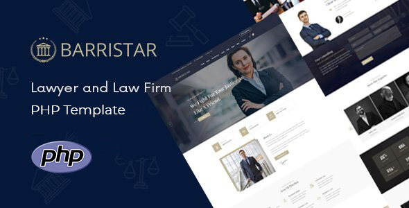 Barristar – Lawyers Attorneys and Law Firm PHP Template