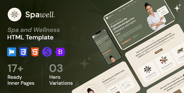 Spawell - Spa and Wellness HTML Template
