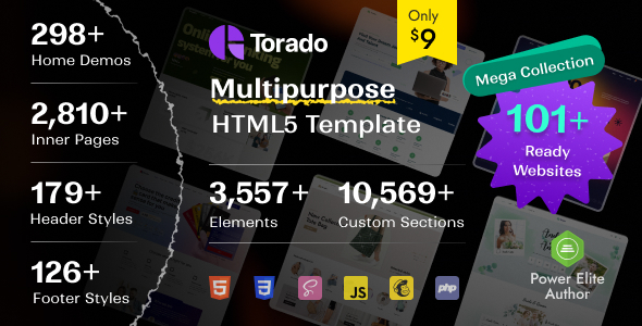 Torado - Multipurpose HTML5 Template