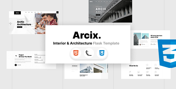 Arcix - Architecture Flask Template