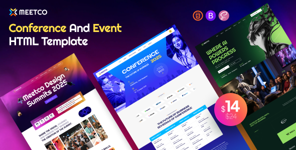 Meetco - Event & Conference HTML Template