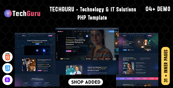 Techguru - Technology & IT Solutions PHP Template