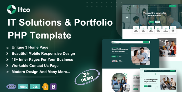 Itco - IT Solutions & Services PHP Template