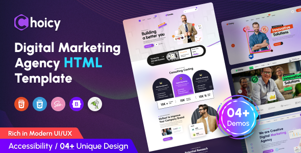 Choicy - Digital Marketing Agency HTML Template