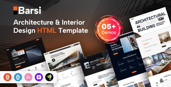 Barsi - Architecture & Interior Design HTML Template