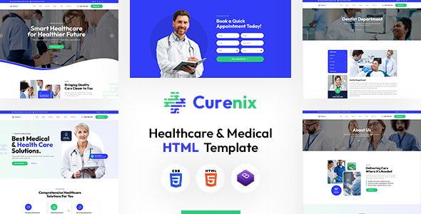 Curenix | Healthcare & Medical HTML Template