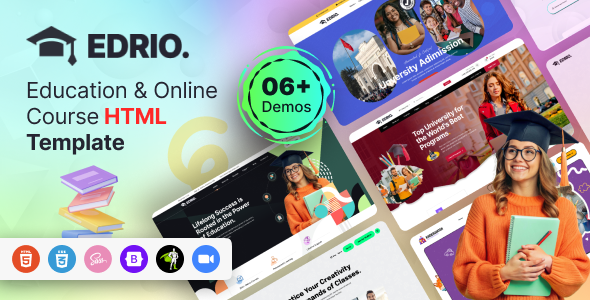 Edrio - Education & Online Courses Template