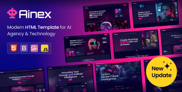 Ainex - AI Agency & Technology HTML Template