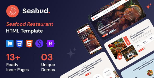 Seabud - Seafood Restaurant HTML Template