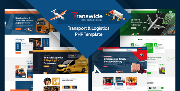 Transwide - Transport & Logistics PHP Template