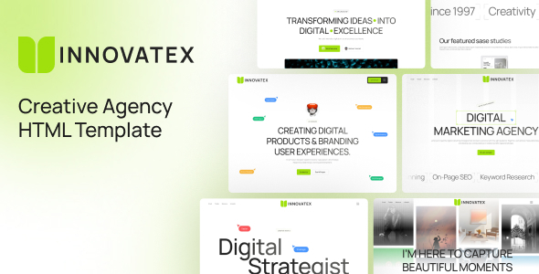 Innovatex - Digital Agency HTML Template