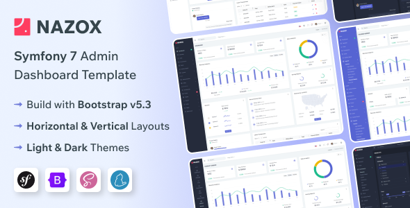 Nazox - Symfony Admin & Dashboard Template